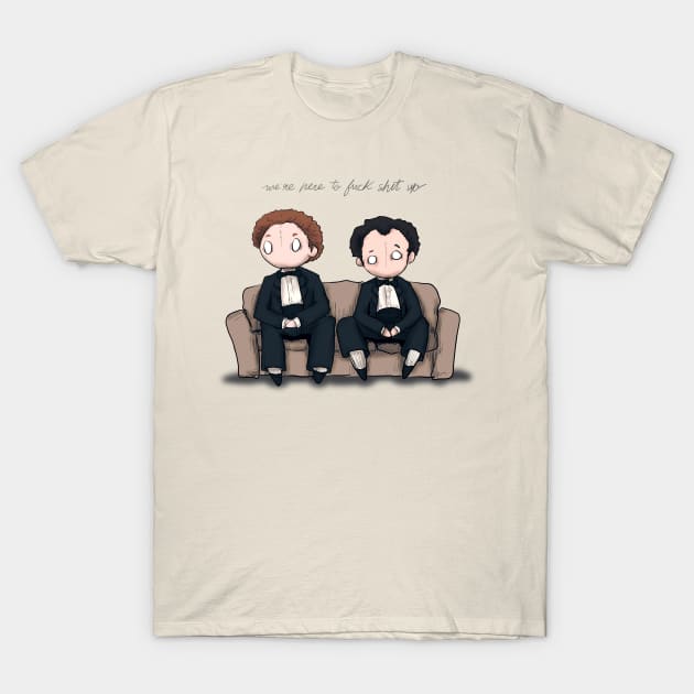 Step Plushie Brothers T-Shirt by LVBart